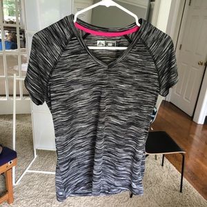 Black striped RBX athletic shirt